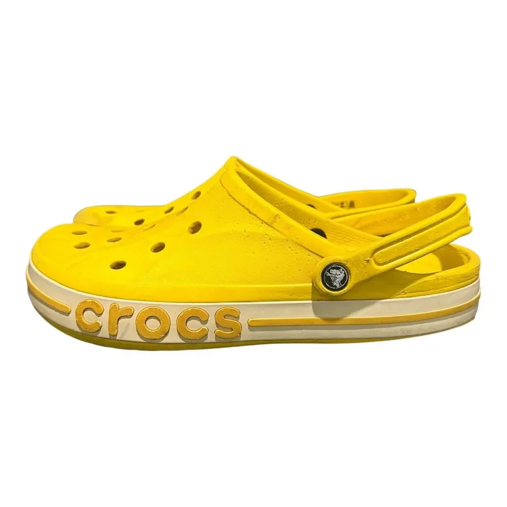 Crocs Bayaband Clog Men’s Size 13 Yellow 25SUCL205089_Z2V3 Comfort Clogs - Picture 5 of 9